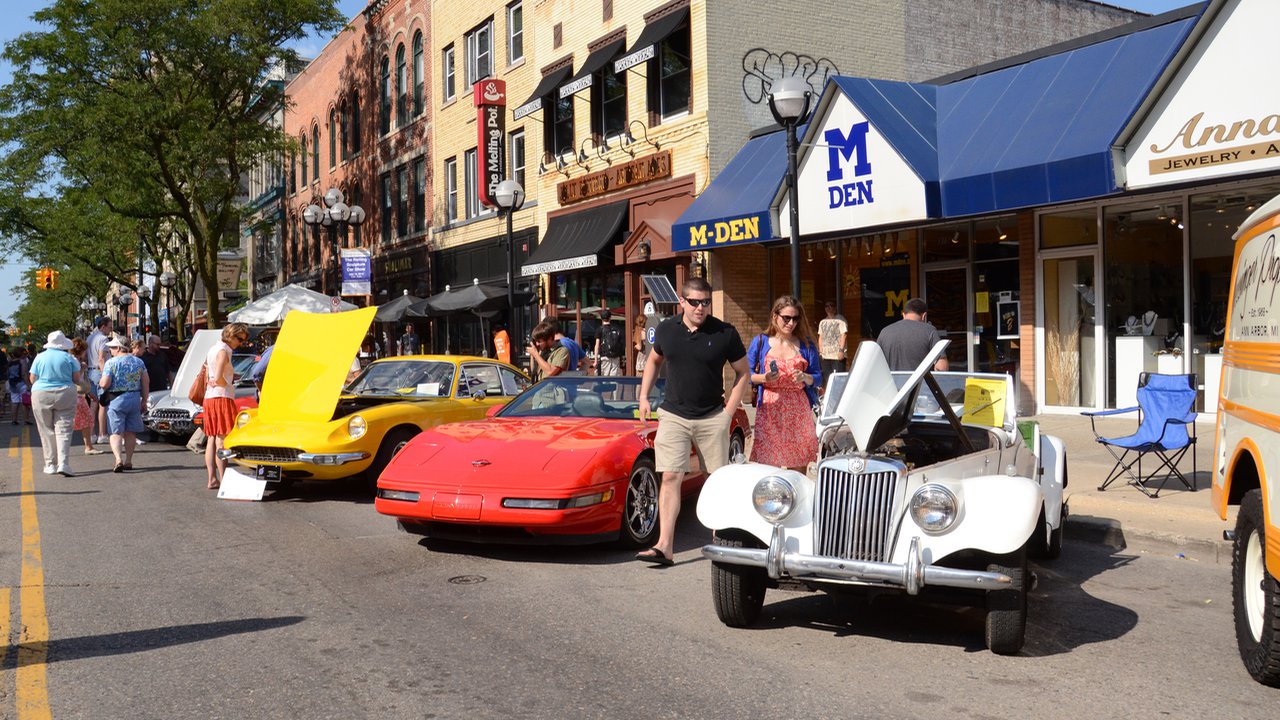 Rolling Sculpture car show in Ann Arbor, MI.